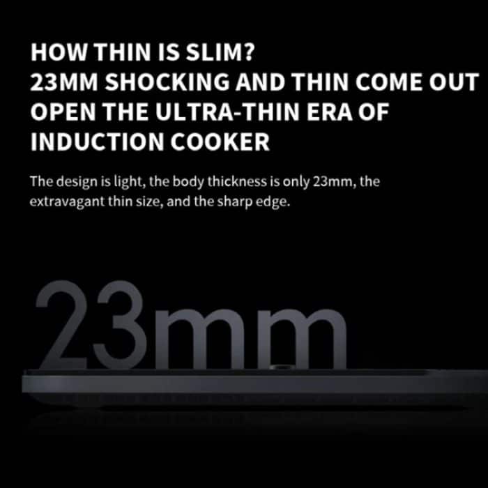 Original Xiaomi Mijia Smart Ultra-thin Induction Cooker 2100W Home Induction Cooker, Mijia Ultra-thin Induction Cooker – Bild 4