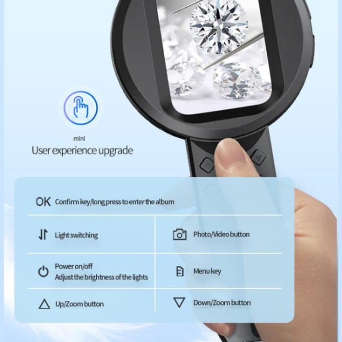 2.8 inch IPS Screen Industrial Handheld Digital Microscope – Bild 6