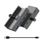 HCL-4A-Pro Aluminum Alloy 4-port USB3.0 Clamp Hub, HCL-4A-Pro