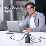 USAMS CC299 65W Fast Charger With Retractable USB-C / Type-C Cable, EU Plug – Bild 5