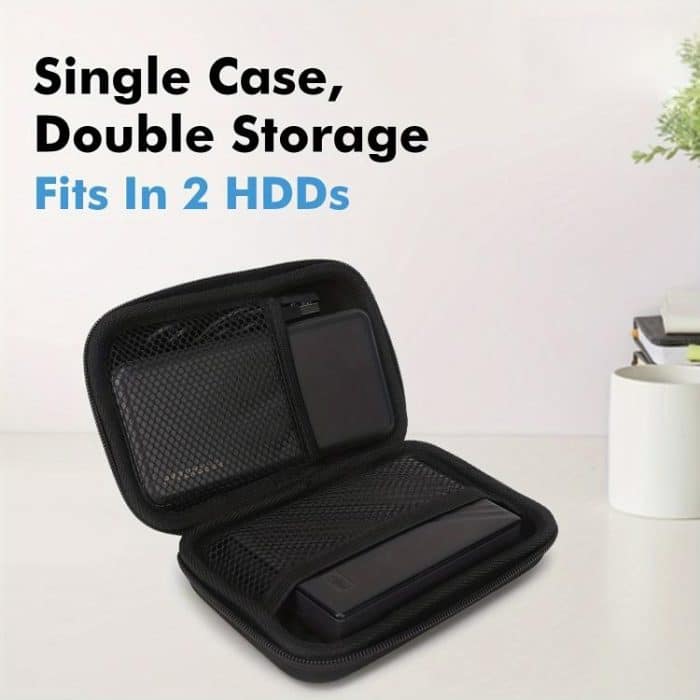 Mobile Hard Drive Data Cable Storage Bag Portable EVA Storage Box, EVA Storage Box – Bild 4