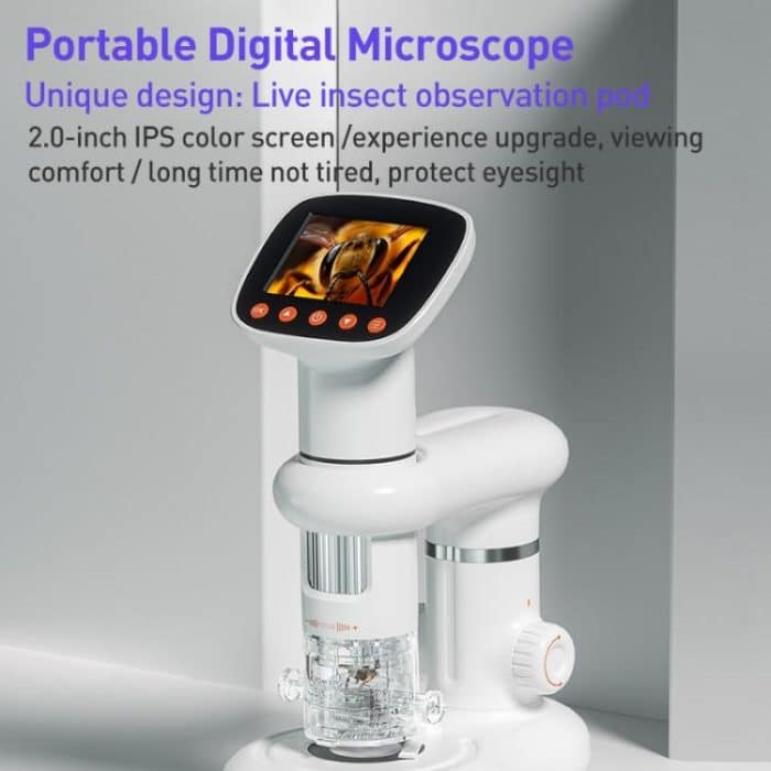 CM3 2.0 inch IPS Screen 1000X Desktop HD Digital Electron Microscope – Bild 2