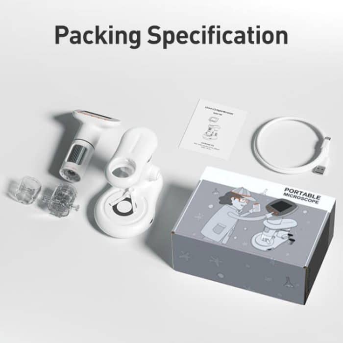 CM3 2.0 inch IPS Screen 1000X Desktop HD Digital Electron Microscope – Bild 11