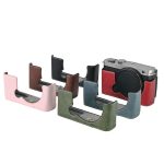 Litchi Texture PU Leather Camera Half Case Base, For Panasonic LUMIX S9 – Bild 2