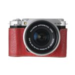 Litchi Texture PU Leather Camera Half Case Base, For FUJIFILM X-M5