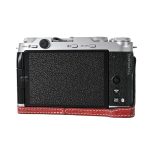 Litchi Texture PU Leather Camera Half Case Base, For FUJIFILM X-M5 – Bild 4