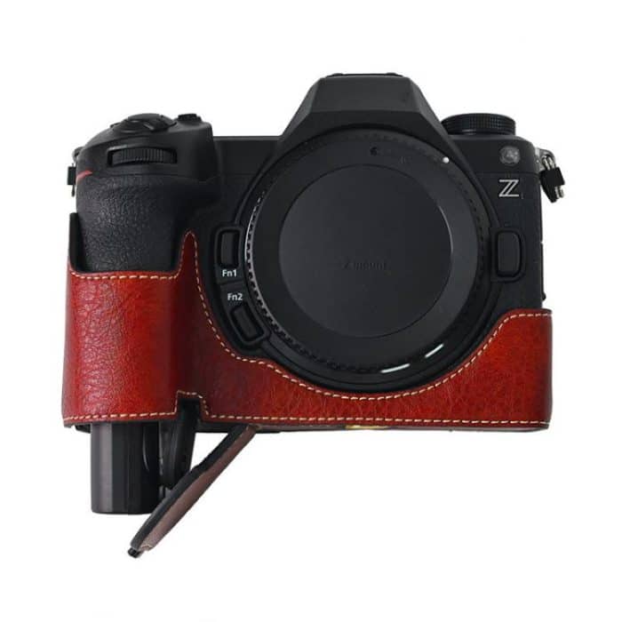 Halbschalen-Basis für die Kamera aus PU-Leder mit Litschi-Textur, For Nikon Z6III – Bild 5