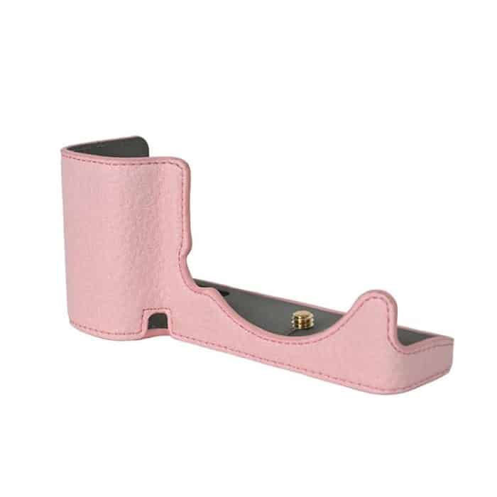 Litchi Texture PU Leather Camera Half Case Base, For Sony ZV-E10 – Bild 3