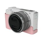 Litchi Texture PU Leather Camera Half Case Base, For Sony ZV-E10 – Bild 4
