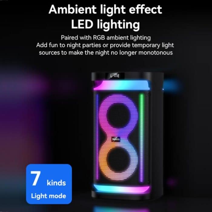 Yesido YSW29 Outdoor Ambient Light Digital Bluetooth Speaker with Microphone, YSW29 – Bild 8