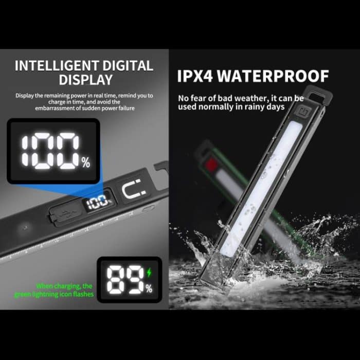 W09 Multifunctional Folding Pen Lamp LED Outdoor Work Flashlight – Bild 11