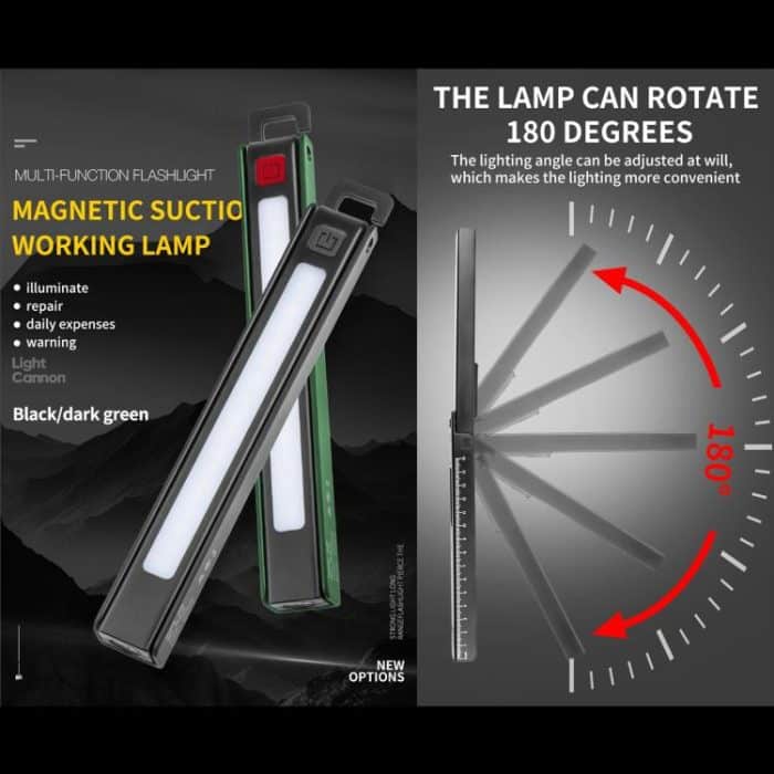 W09 Multifunctional Folding Pen Lamp LED Outdoor Work Flashlight – Bild 6