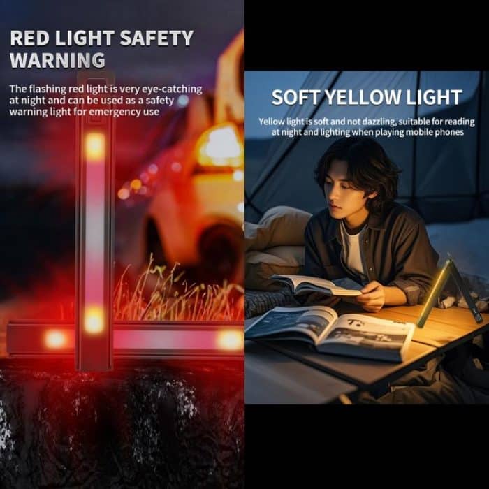 W09 Multifunctional Folding Pen Lamp LED Outdoor Work Flashlight – Bild 10