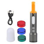 X723 Aluminiumlegierung Outdoor Weiß Laser Docht Zoom Wasserdichte Taschenlampe – Bild 2