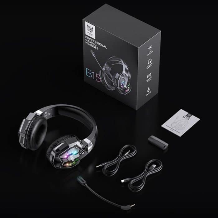ONIKUMA B15 Tri-mode Bluetooth, 2.4G, Wired E-sports Game Headset – Bild 9