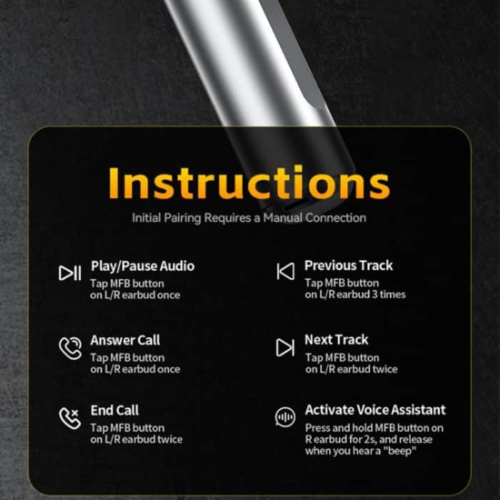 WK WS-19 Kinvoice Series Metal TWS Wireless Earbuds, WS-19 – Bild 11