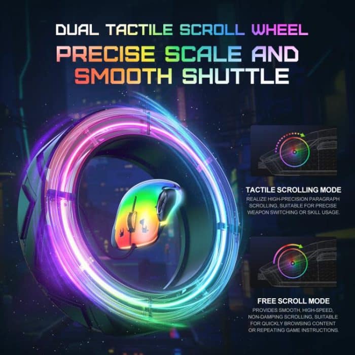 ONIKUMA CW925 12800DPI Colorful RGB E-Sports Gaming Wired Mouse – Bild 5