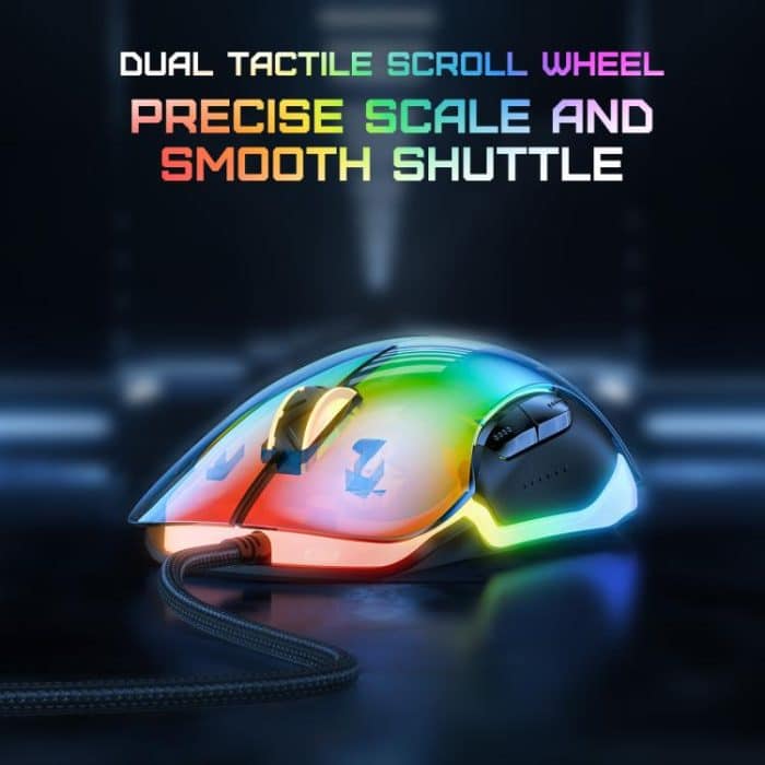 ONIKUMA CW925 12800DPI Colorful RGB E-Sports Gaming Wired Mouse – Bild 6
