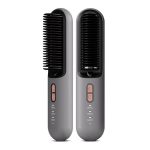 K-SKIN KD382B Negative Ion Hair Care Type-C Wireless Hair Straightening Comb, KD382B