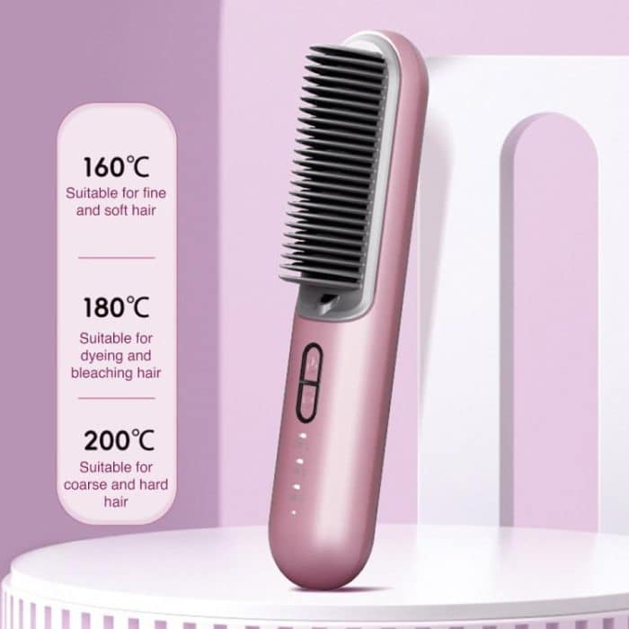 K-SKIN KD382S Negative Ion Hair Care Type-C Wireless Hair Straightening Comb, KD382S (Black), KD382S (Purple) – Bild 6