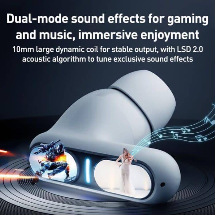 Langsdom TG12 ENC Noise Reduction Wireless Bluetooth Earphone – Bild 8