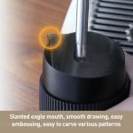 420ml Stainless Steel Latte Art Cup Oblique Mouth Anti-scalding Coffee Milk Foaming Cylinder with Scale – Bild 4