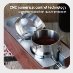 54mm Coffee Dosing Funnel Ring Stainless Steel Coffee Powder Dispenser for Breville 8 Series, For Breville 8 Series Powder Dispenser – Bild 4