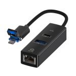 USB / 8 Pin to Type-C RJ45 USB-A HUB Expand Converter, USB / 8 Pin