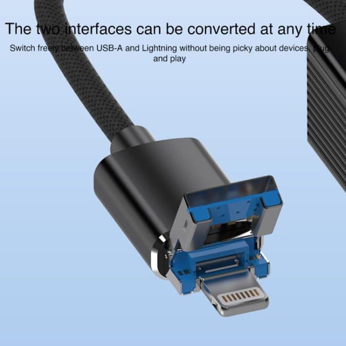 USB / 8 Pin to Type-C RJ45 USB-A HUB Expand Converter, USB / 8 Pin – Bild 3