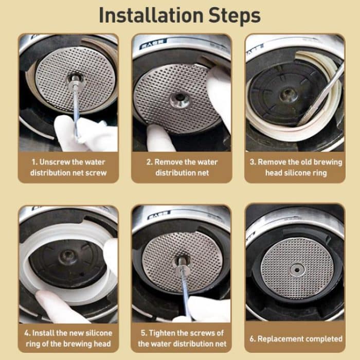 Coffee Machine Brewing Head Silicone Rings, 51mm, 54mm – Bild 5