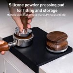 Silicone Coffee Pad Press Tool Espresso Tamper Mat, Roud Pad, Corner Pad – Bild 2