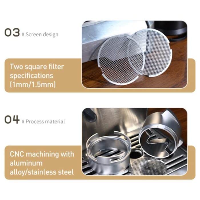 For Breville 8 Series Coffee Machine Handle Rotary Dosing Cup Mug Coffee Powder Feeder, For Breville 8 Series Rotary Dosing Cup – Bild 4