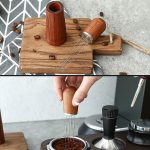 Solid Wood Stand Stainless Steel Coffee Loose Powder Needle – Bild 8