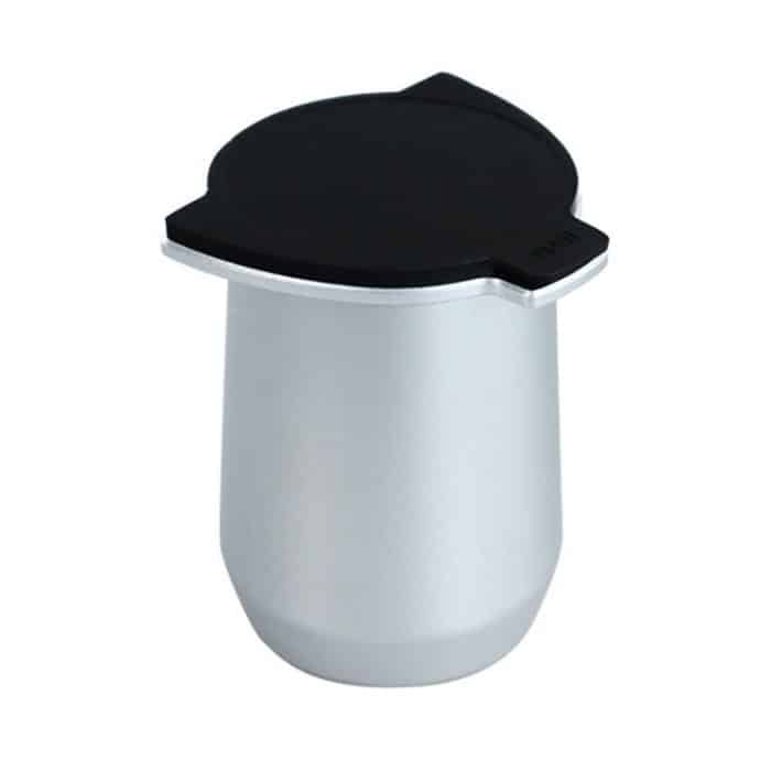 EDA008027201A.jpg Coffee Machine Handle Dosing Cup Mug Coffee Powder Feeder with Silicone Cover For Breville 8 Series, Powder Feeder (Sliver), Powder Feeder (Black) – Bild 1