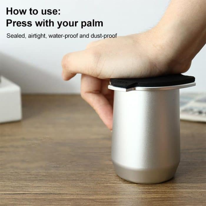 Coffee Machine Handle Dosing Cup Mug Coffee Powder Feeder with Silicone Cover For Breville 8 Series, Powder Feeder (Sliver), Powder Feeder (Black) – Bild 4