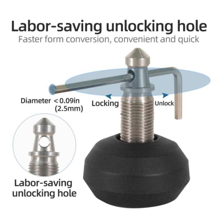 BEXIN FT-13 3/8 Screw Rubber Feet Pads Tripod Anti-Slip Foot Pad, FT-13 – Bild 7