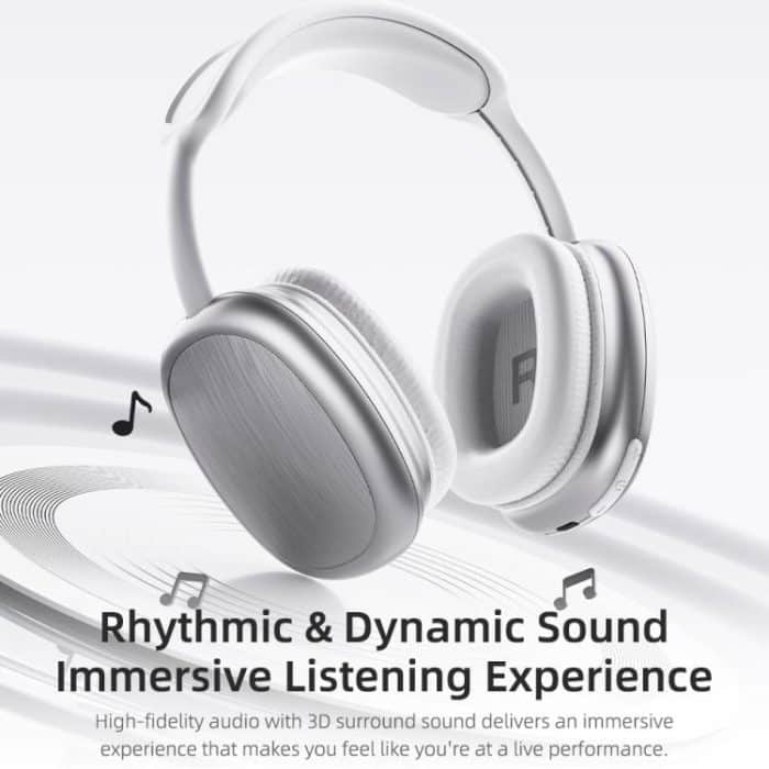 ROCK O5 Head-mounted Bluetooth 5.3 Wireless Headphones, O5 (Silver), O5 (Grey) – Bild 6