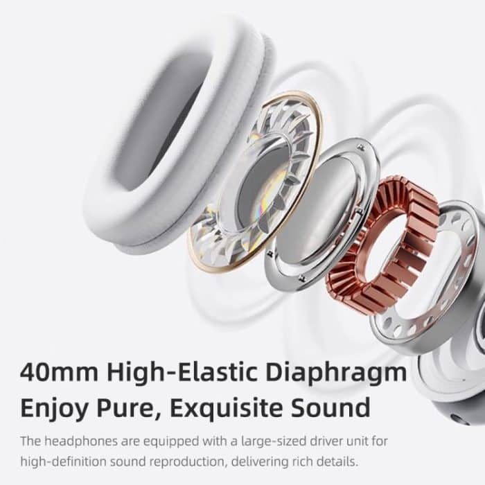 ROCK O5 Head-mounted Bluetooth 5.3 Wireless Headphones, O5 (Silver), O5 (Grey) – Bild 7