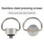 BEXIN LS020 Quick Release Plate Screws 1/4 inch C-Ring Adapter Mount Screws, LS020 – Bild 4