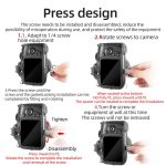 BEXIN LS020 Quick Release Plate Screws 1/4 inch C-Ring Adapter Mount Screws, LS020 – Bild 6