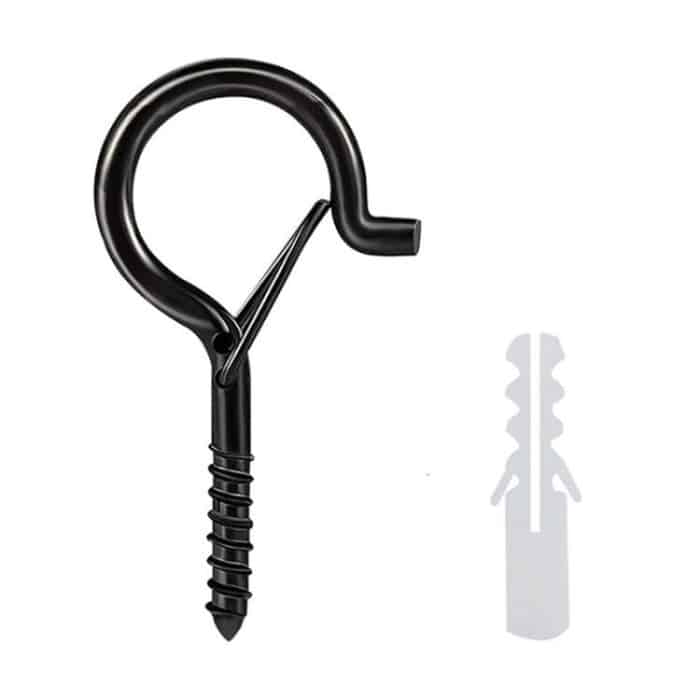EDA008034601.jpg Metal Sheep Eye Spring Hook, Black M5, One Box Black M5, Black M4, One Box Black M4, Black M6 – Bild 1