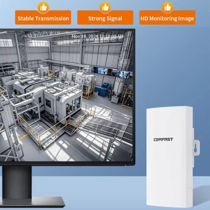 COMFAST CF-E112N V2 2.4GHz 300Mbps 9dBi Monitoring Bridge Set – Bild 7