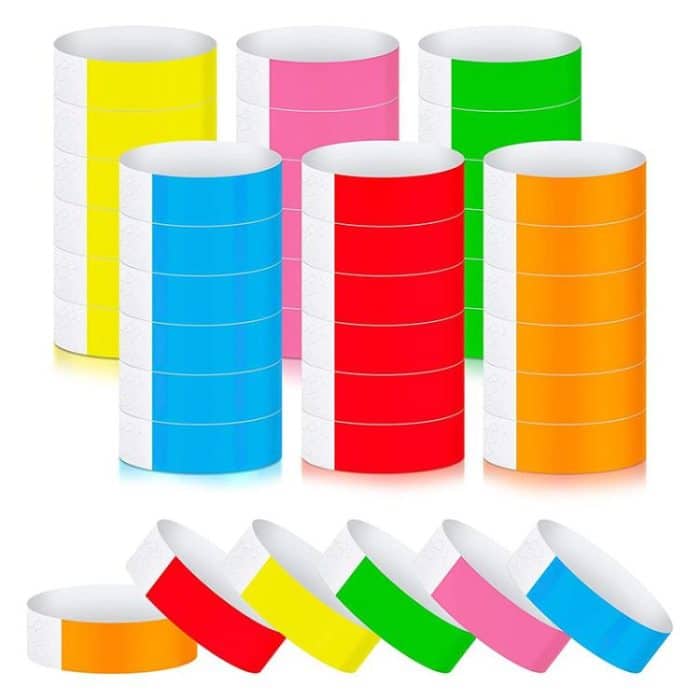 EDA008036001A.jpg 600pcs Disposable Waterproof Colored Bracelet – Bild 1