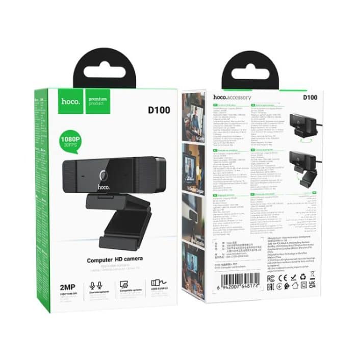 hoco D100 1080P 2MP USB Computer Camera – Bild 9