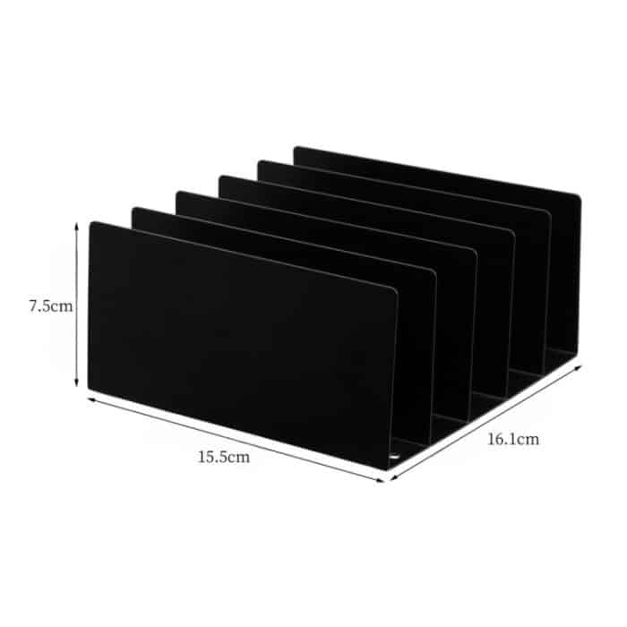 Five-grid Envelope Notepad Metal Storage Rack Mail Envelope Sorting Desktop Organizer, YH017 – Bild 5