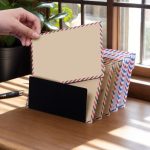 Five-grid Envelope Notepad Metal Storage Rack Mail Envelope Sorting Desktop Organizer, YH017 – Bild 6