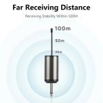 XTUGA  A1 UHF Wireless Headset Lavalier Microphone System with Bodypack Transmitter, A1 – Bild 3