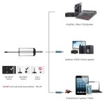 XTUGA  A1 UHF Wireless Headset Lavalier Microphone System with Bodypack Transmitter, A1 – Bild 8