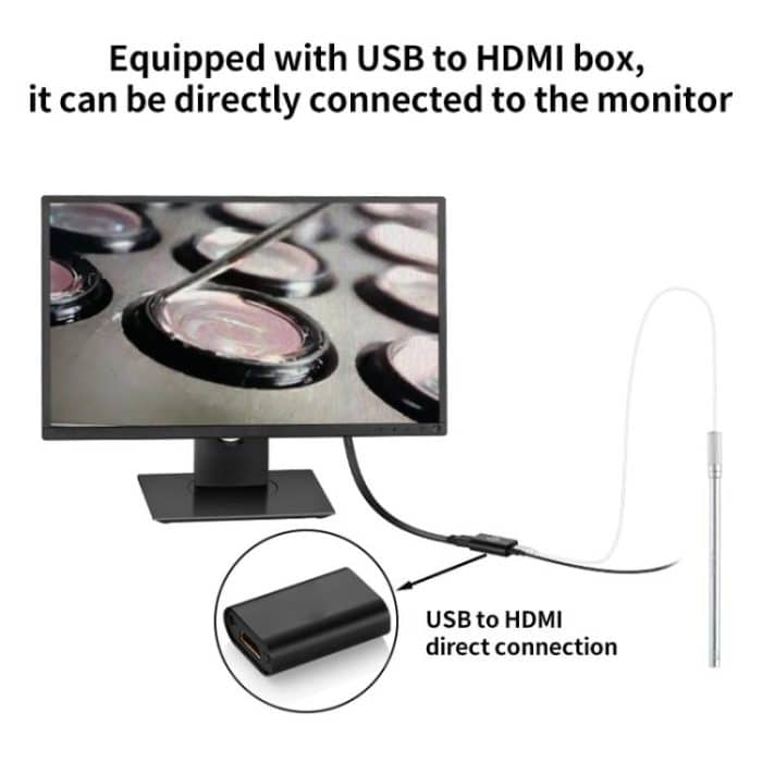 Supereyes Y002 200W HD USB Industrial Dispensing Machine Endoscope Electron Microscope – Bild 17