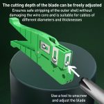 Komshine 45-164 Glasfaserkabel-Abisolierzange – Bild 6